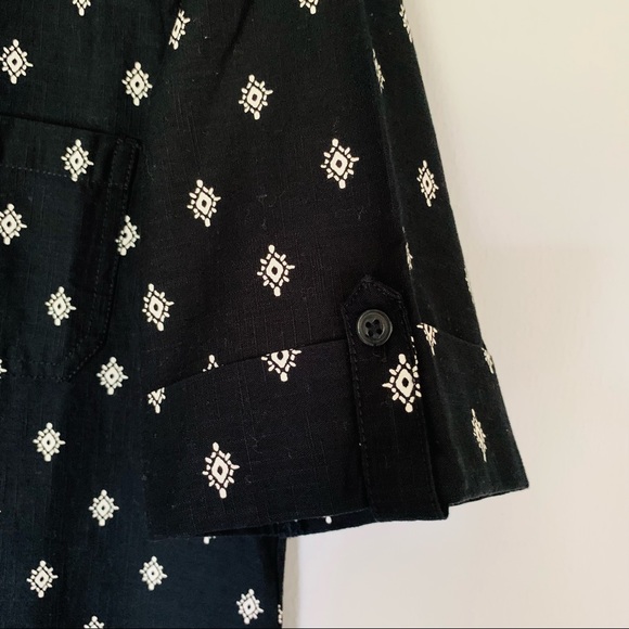 KAREN SCOTT PRINTED POLO COLLAR DRESS SIZE M - Picture 11 of 11